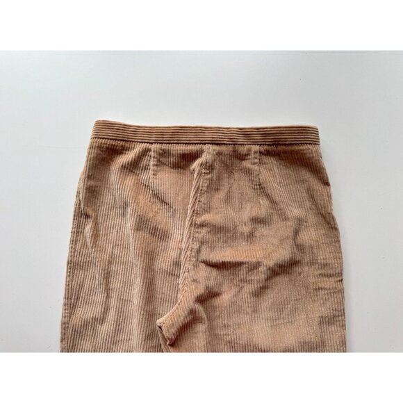 Aritzia BABATON 1-01 Albers Tan Corduroy Cropped Kick Flare Pants, Size 10 - Picture 6 of 13